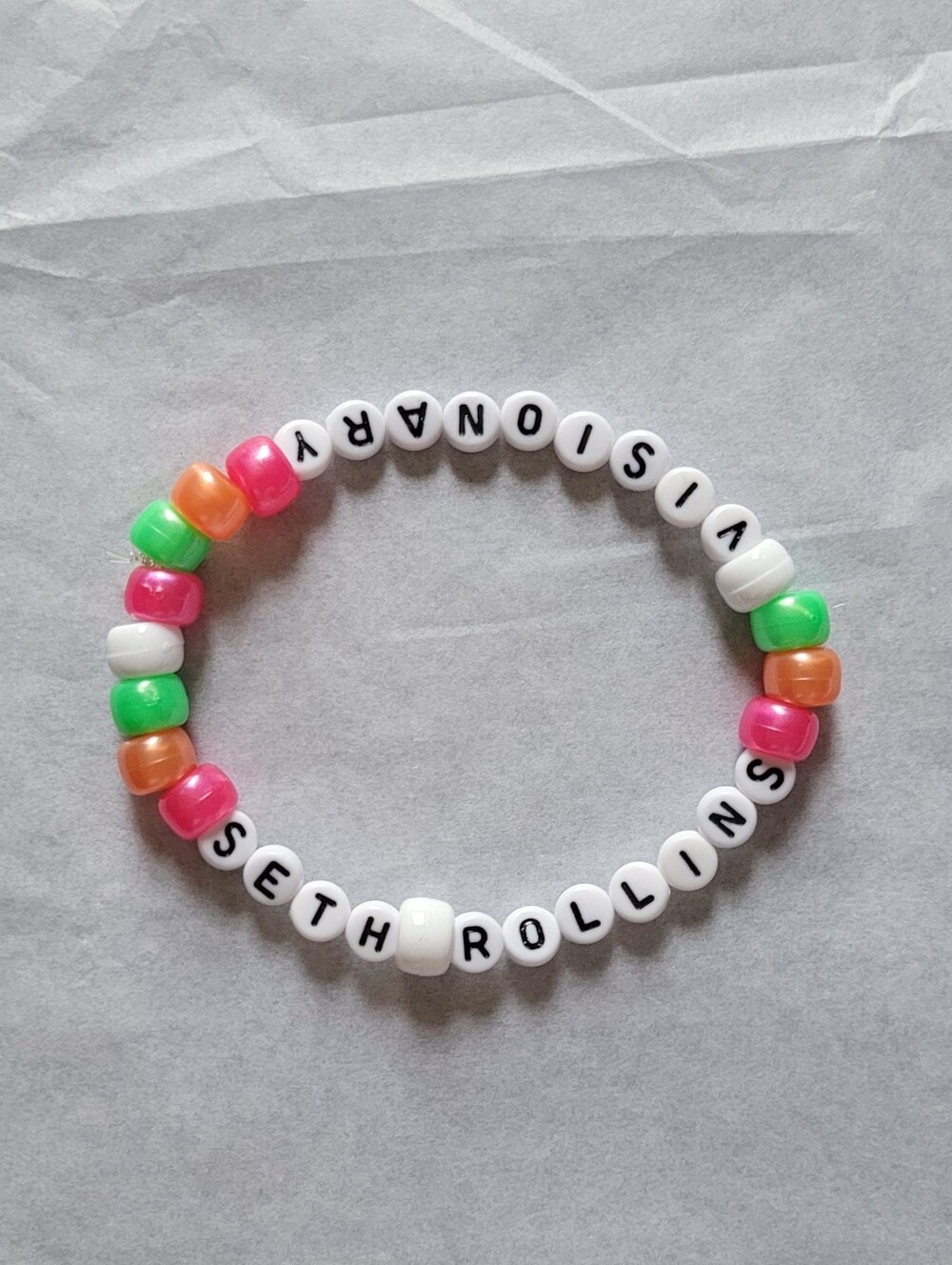 WWE Seth Rollins Visionary Bead Bracelet
